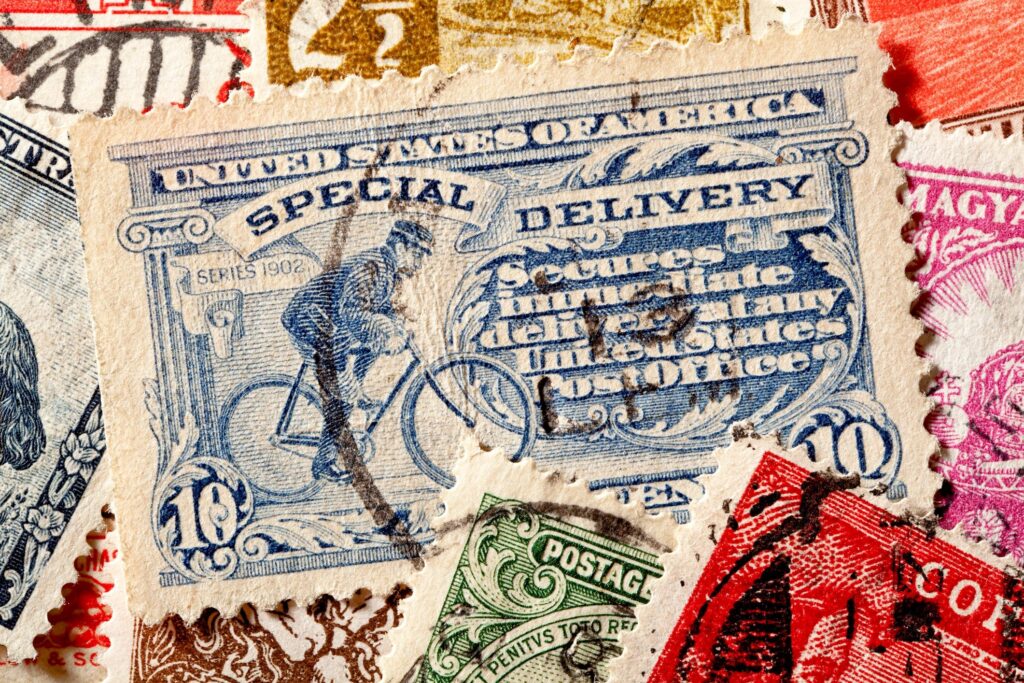 Special Delivery United States Postage Stamps